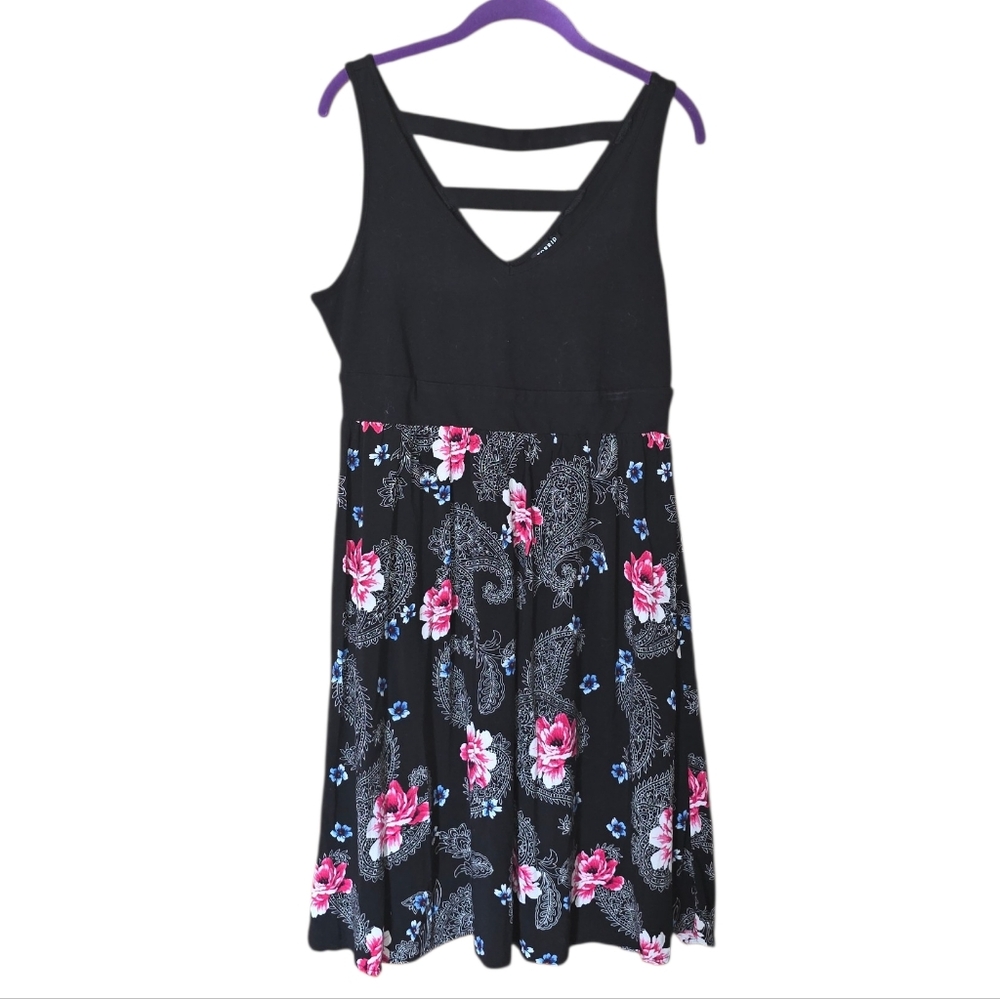 Torrid Floral Skater Dress 0X